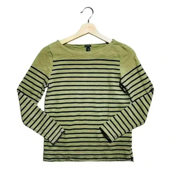 J Crew Boat Neck XXS olive green - Picture 1 of 6